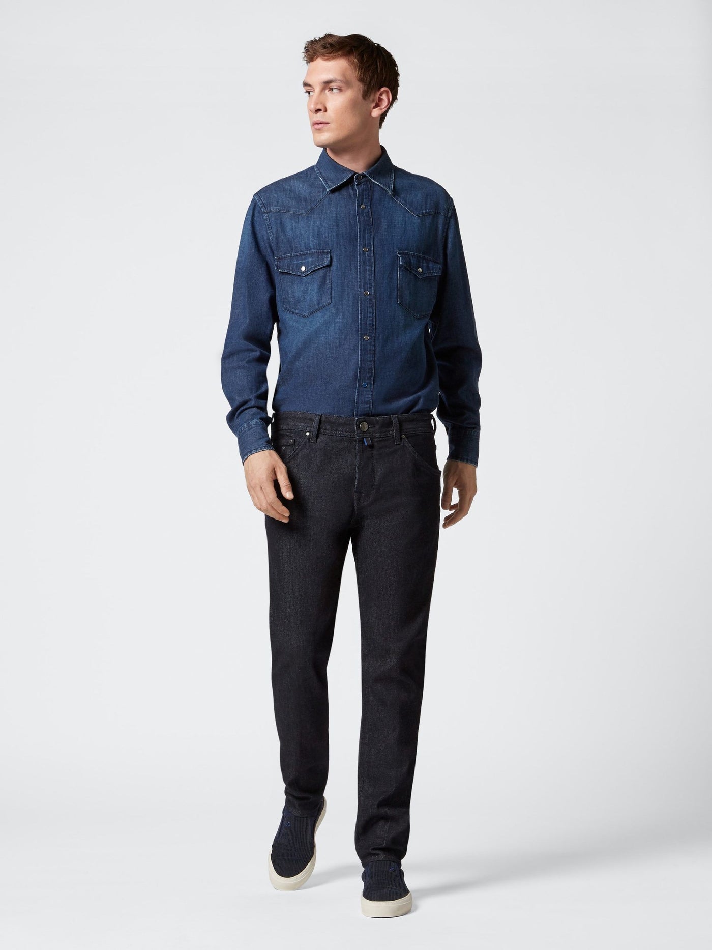 Jacob Cohen Blue Cotton Jeans & Pant