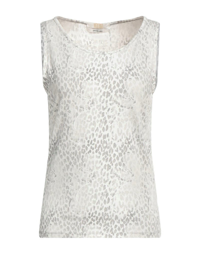 Yes Zee Chic Animalier Sleeveless Light Gray Top