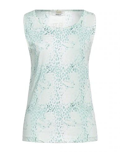 Yes Zee Chic Sleeveless Animalier Tee in Green