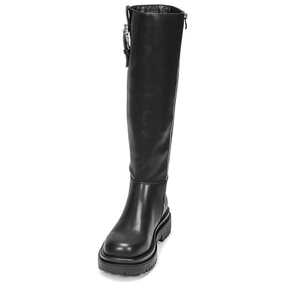 Versace Jeans Black Polyethylene Boot