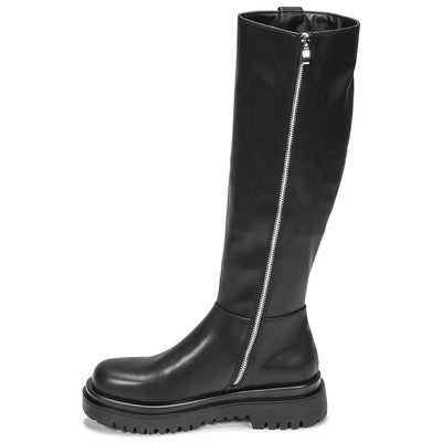 Versace Jeans Black Polyethylene Boot