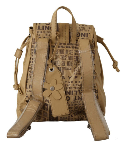 WAYFARER Chic Beige Fabric Backpack Bag