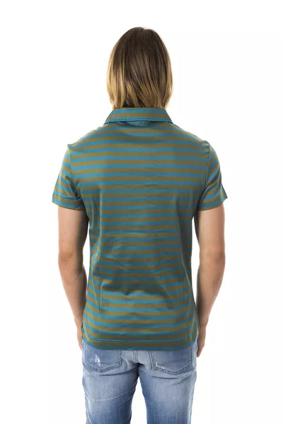 BYBLOS Green Cotton Polo Shirt