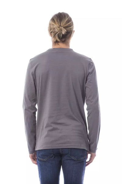 Verri Gray Cotton T-Shirt