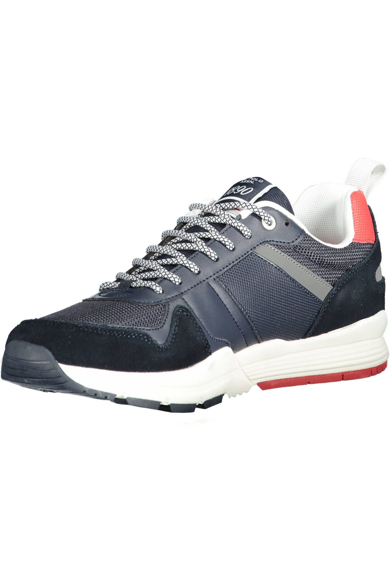 U.S. POLO ASSN. Sleek Blue Polyester Sports Sneakers