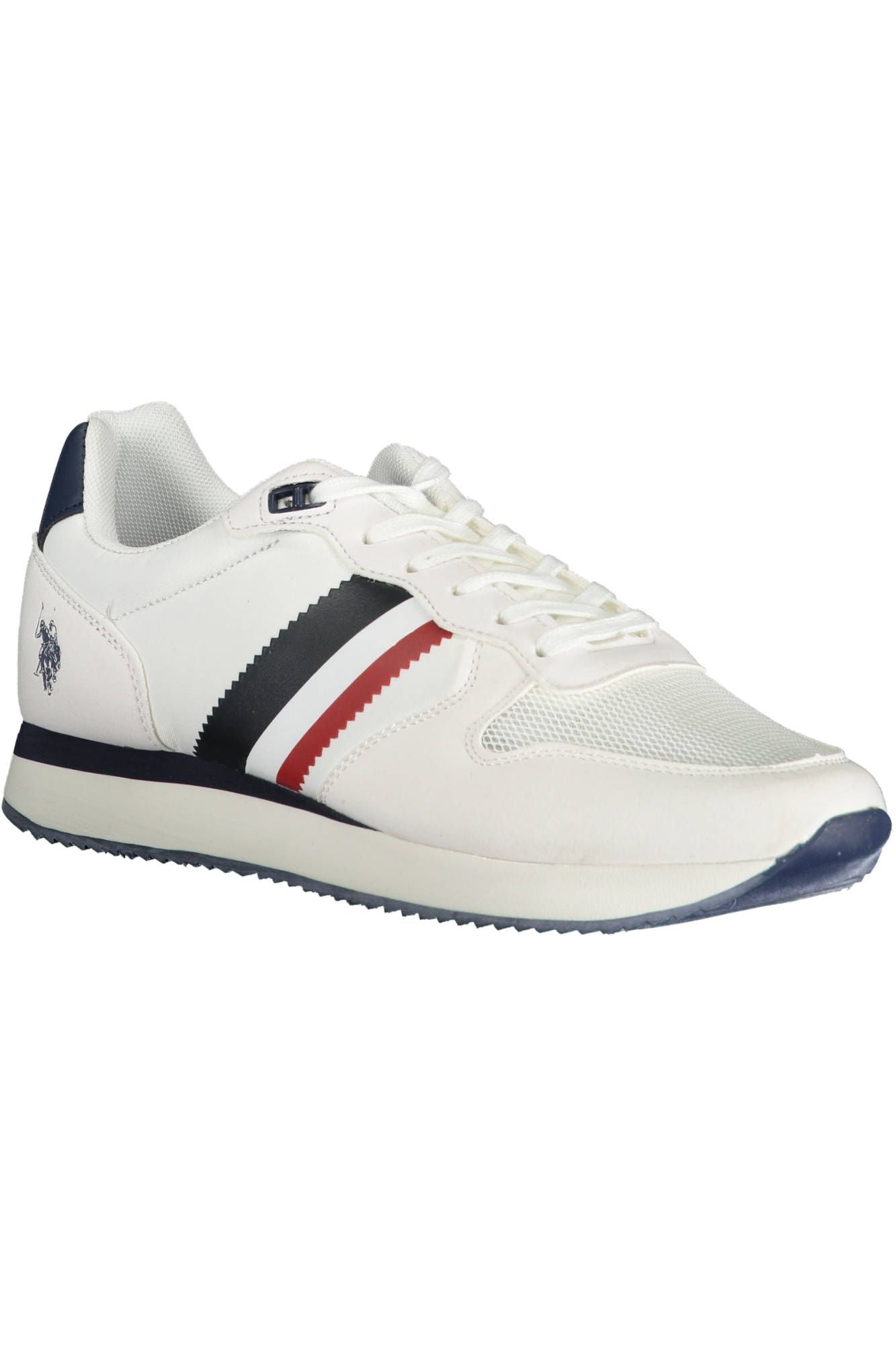 U.S. POLO ASSN. Sleek White Laced Sports Sneakers