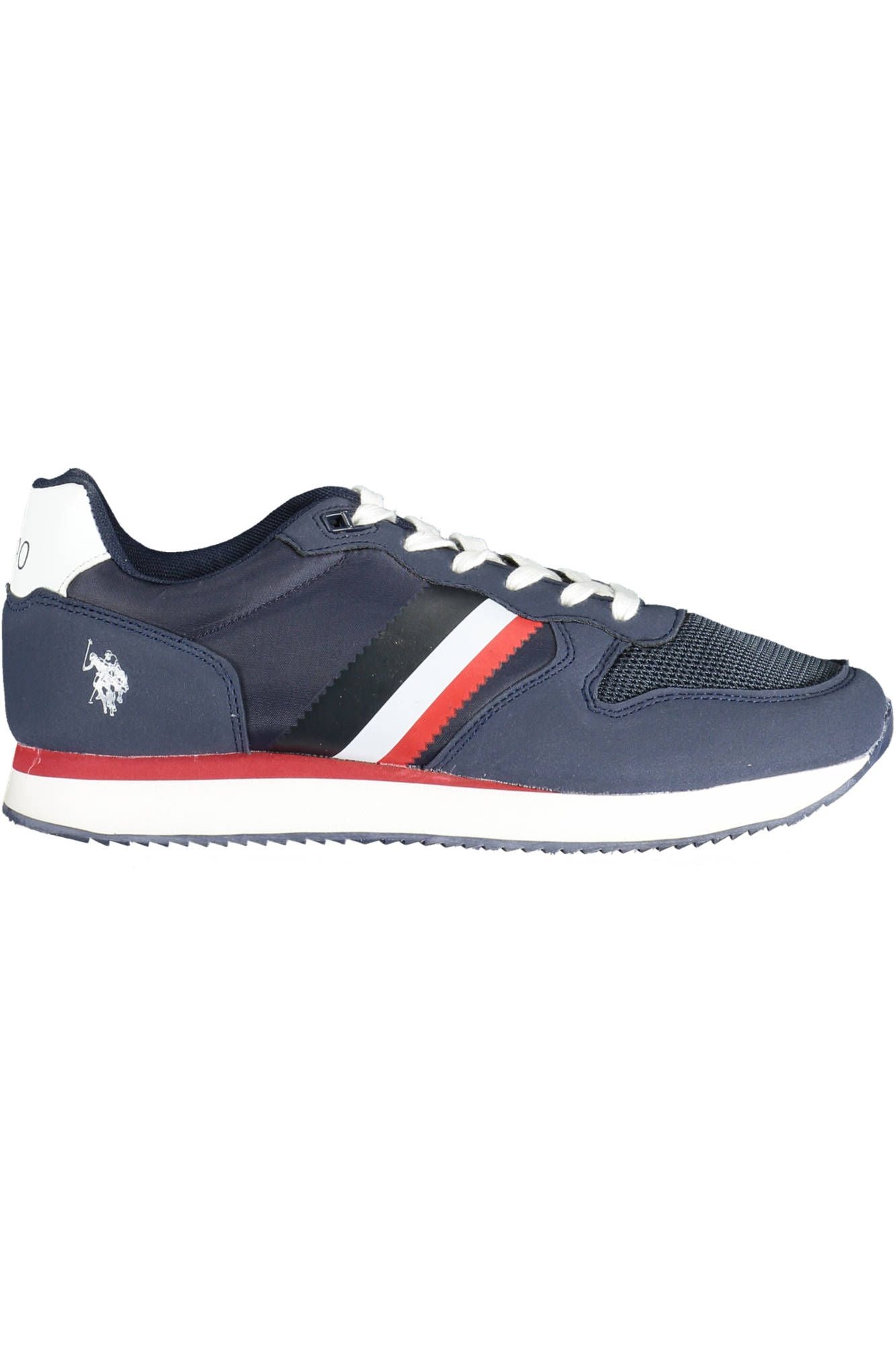 U.S. POLO ASSN. Timeless Blue Sports Sneakers with Contrasting Details