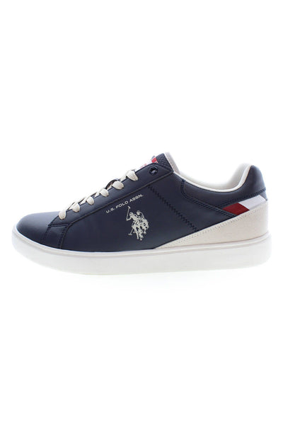 U.S. POLO ASSN. Sleek Blue Sports Sneakers with Logo Detail