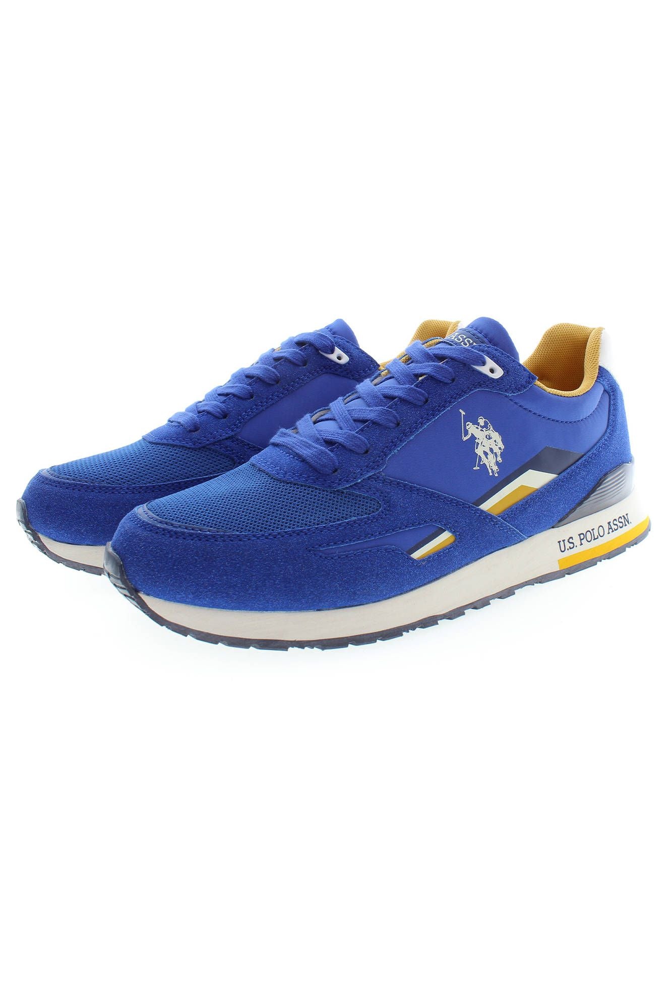 U.S. POLO ASSN. Sleek Blue Lace-Up Sports Sneakers