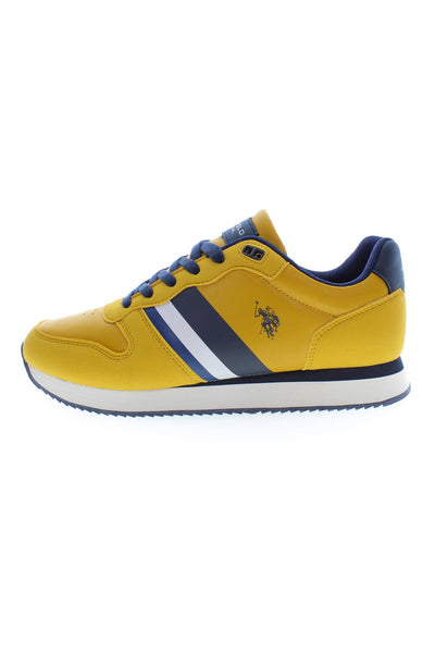 U.S. POLO ASSN. Sporty Yellow Lace-Up Sneakers