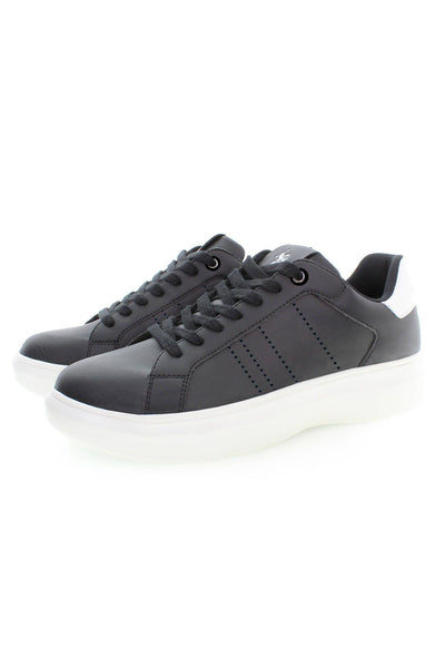 U.S. POLO ASSN. Sleek Black Sports Sneakers with Logo Detail