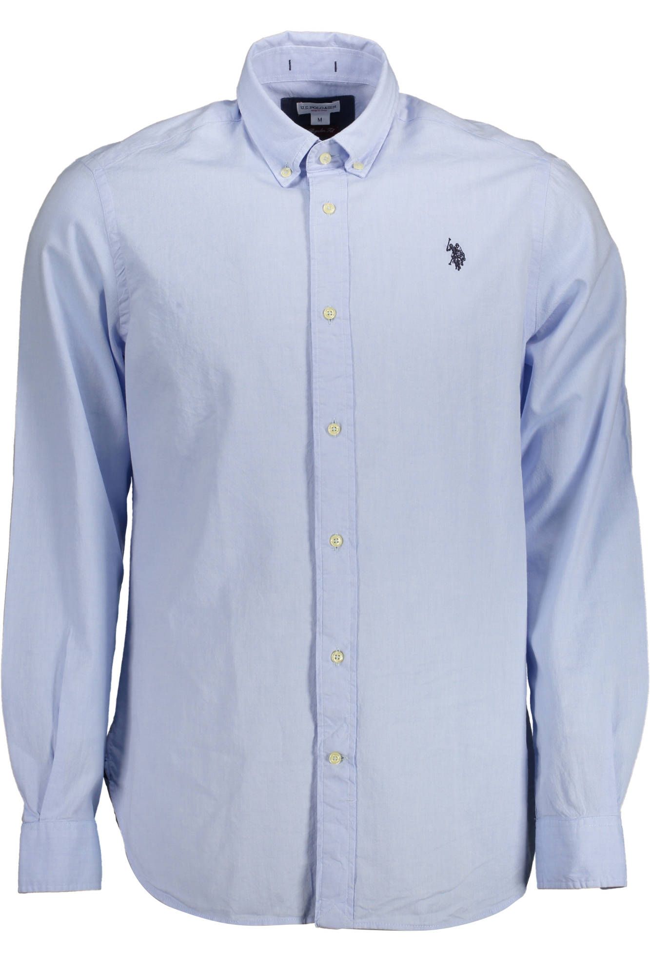 U.S. POLO ASSN. Elegant Light Blue Cotton Shirt for Men