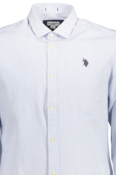 U.S. POLO ASSN. Slim Fit French Collar Embroidered Shirt