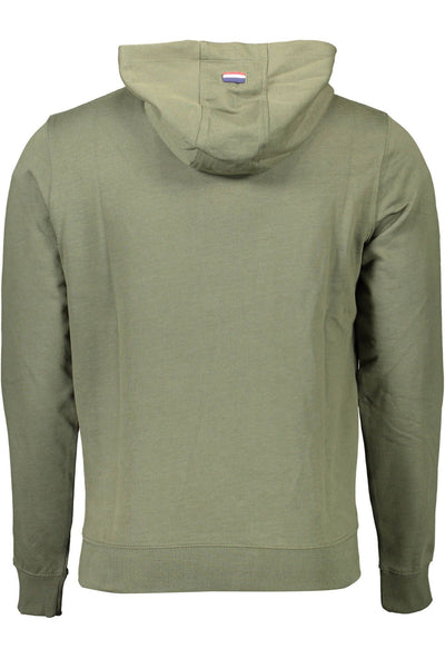 U.S. POLO ASSN. Green Cotton Hooded Sweatshirt with Logo