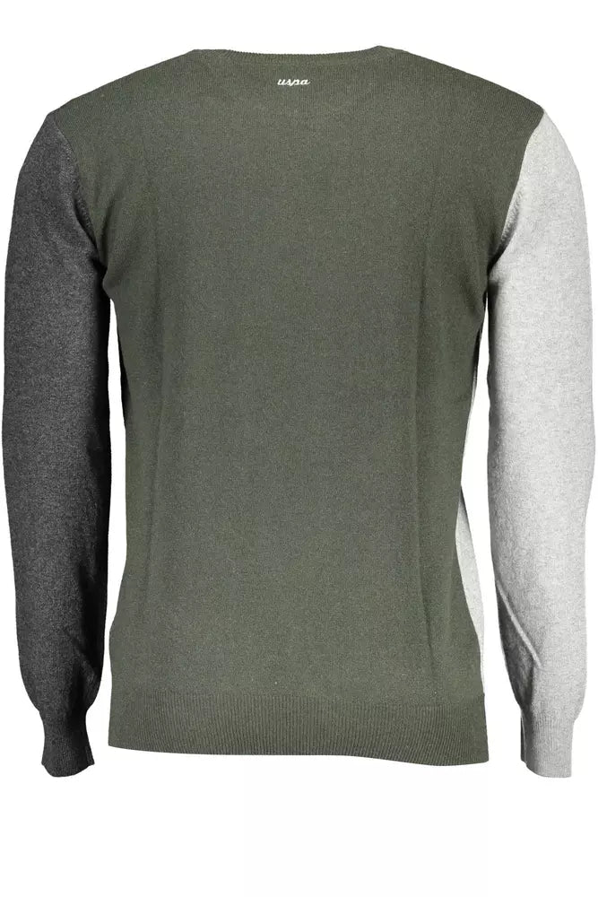 U.S. POLO ASSN. Elegant Gray Logo Sweater