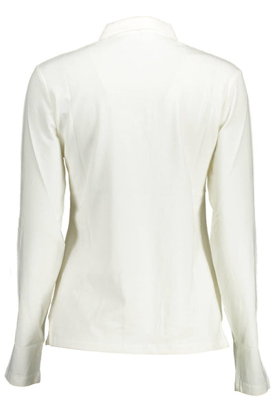 U.S. POLO ASSN. Elegant Long-Sleeved White Polo Shirt