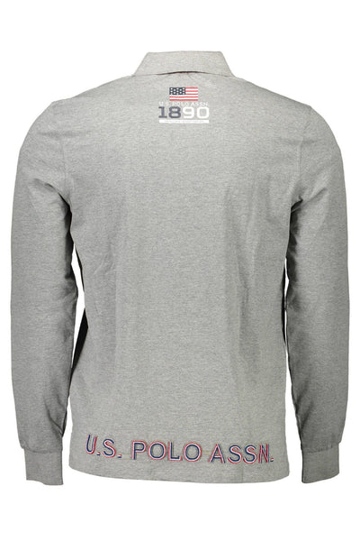 U.S. POLO ASSN. Elegant Long-Sleeved Polo with Contrasting Details