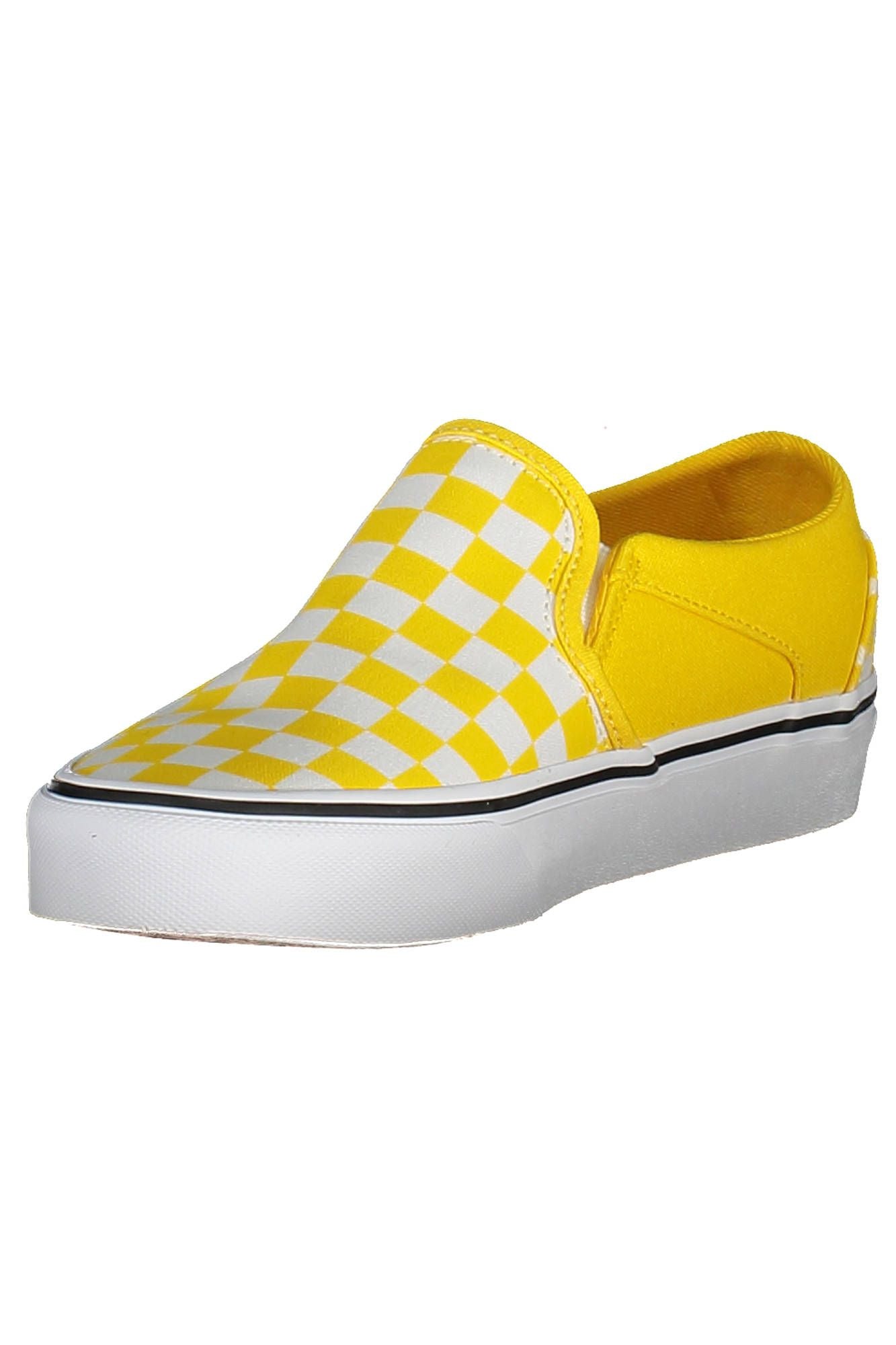 Vans Chic Yellow Elastic Contrast Sneakers