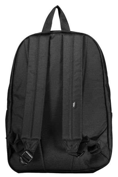 Vans Chic Black Logo Backpack with Contrasting Details